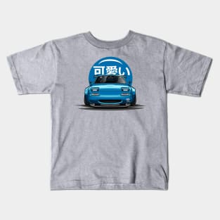 Miata MX5 (Blue) Kids T-Shirt